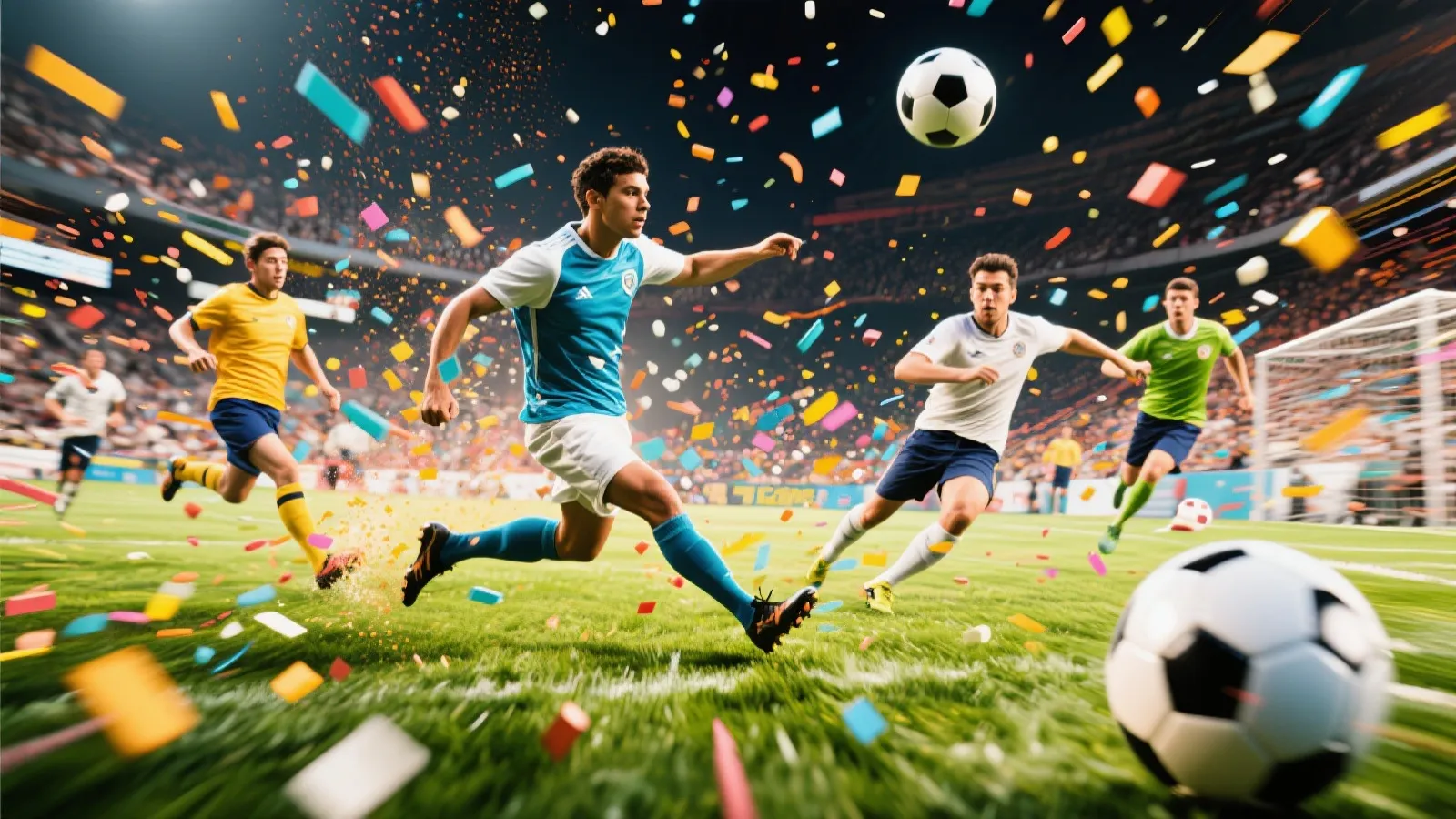 足球赛事直播同屏观看示意图